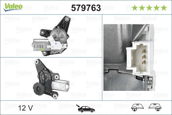 VALEO 579763 Motore tergicristallo